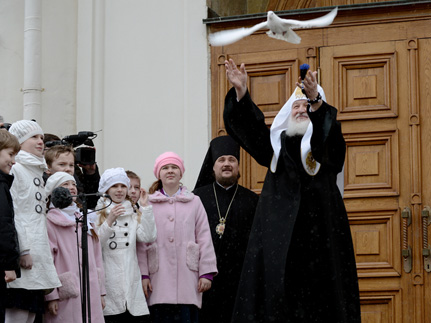 Патриаршее богослужение в день праздника Благовещения