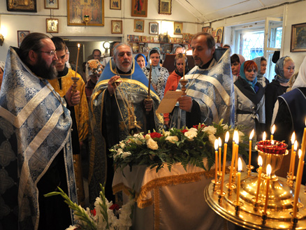 Праздник Успения в храме Саровского чудотворца