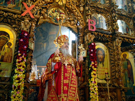 Пасхальное богослужение митрополита в Челнах