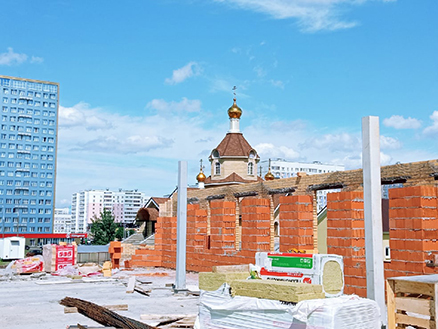 В православной гимназии завершается возведение первого этажа [+Видео]