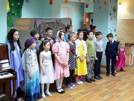 В воскресной школе «Звездочка» состоялся Пасхальный утренник