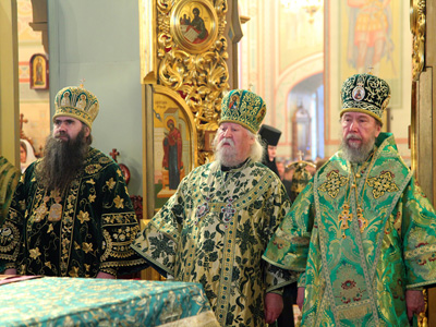 Митрополит Анастасий принял участие в торжествах в Дивеевской обители