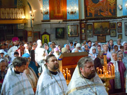 Престольные торжества в Свято-Вознесенском соборе. Увеличить изображение. Размер файла: 174,77 Kb [800X600]