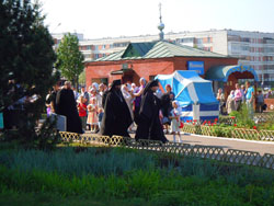 Престольные торжества в Свято-Вознесенском соборе. Увеличить изображение. Размер файла: 161 Kb [800X600]