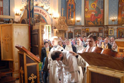 Божественная литургия в праздник Вознесения Господня. 149,38 Kb [800X536]