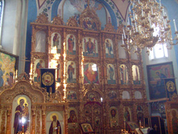 Иконостас Свято-Вознесенского собора. Увеличить изображение. Размер файла: 327,03 Kb [800X600]