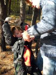 Дети Воскресной школы на прогулке в лесу. Увеличить изображение. Размер файла: 236,8 Kb [600X800]