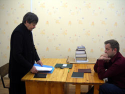 Первые занятия в новом учебном корпусе. Увеличить изображение. Размер файла: 83,89 Kb [800X600]