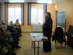 Лекция со священником о Таинстве Соборования. Увеличить изображение. Размер файла: 75,27 Kb [800X600]