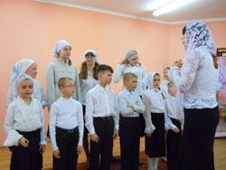 Пасхальный спектакль в детской воскресной школе. Увеличить изображение. Размер файла: 102,38 Kb [800X600]