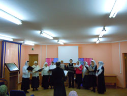 Пасхальная конференция в Свято-Вознесенском соборе. Увеличить изображение. Размер файла: 95,3 Kb [800X600]