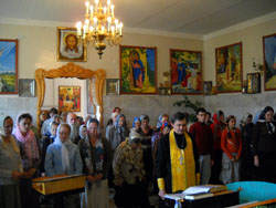 Молебен для учащихся духовных школ Свято-Вознесенского собора. Увеличить изображение. Размер файла: 135,86 Kb [800X600]