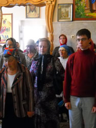 Молебен для учащихся духовных школ Свято-Вознесенского собора. Увеличить изображение. Размер файла: 107,95 Kb [600X800]