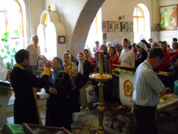 Молебен для учащихся духовных школ Свято-Вознесенского собора. Увеличить изображение. Размер файла: 107,18 Kb [800X600]