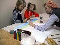 Занятия в детской воскресной школе Боровецкой церкви. Увеличить изображение. Размер файла: 106,79 Kb [800X600]