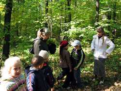 Прогулка Воскресной школы в лесу. Увеличить изображение. Размер файла: 296,21 Kb [800X600]