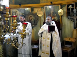 Всенощное бдение в канун празднования Преображения Господня. Увеличить изображение. Размер файла: 86,61 Kb [700X525]