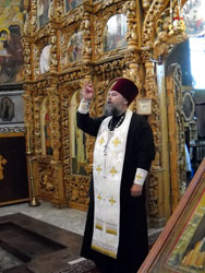 Всенощное бдение в канун празднования Преображения Господня. Увеличить изображение. Размер файла: 109,5 Kb [525X700]