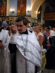 Всенощное бдение в канун празднования Преображения Господня. Увеличить изображение. Размер файла: 73,41 Kb [525X700]