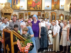 Всенощное бдение в канун празднования Преображения Господня. Увеличить изображение. Размер файла: 114,81 Kb [700X525]