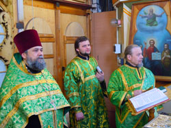 Всенощное бдение в Вербное воскресенье. Увеличить изображение. Размер файла: 194,87 Kb [800X600]
