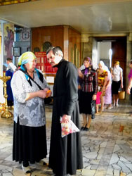 Всенощное бдение в канун празднования Преображения Господня. Увеличить изображение. Размер файла: 91,37 Kb [525X700]