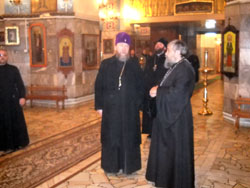 Визит архиепископа Анастасия в Боровецкую церковь. Увеличить изображение. Размер файла: 112,83 Kb [800X600]