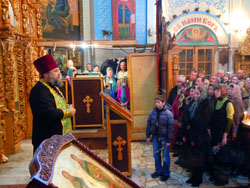 Всенощное бдение в Вербное воскресенье. Увеличить изображение. Размер файла: 168,26 Kb [800X600]