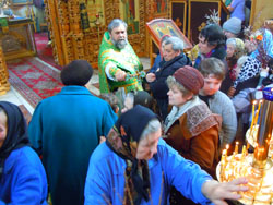Вербное воскресенье в Боровецкой церкви. Увеличить изображение. Размер файла: 187,89 Kb [800X600]