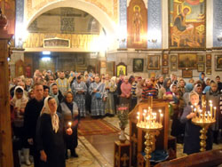Всенощное бдение в день праздника Введения во Храм Пресвятой Богородицы. Увеличить изображение. Размер файла: 155,63 Kb [800X600]