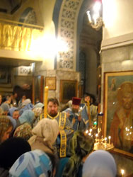 Всенощное бдение в день праздника Введения во Храм Пресвятой Богородицы. Увеличить изображение. Размер файла: 109,8 Kb [600X800]