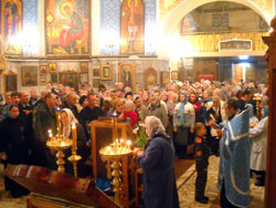 Всенощное бдение в день праздника Введения во Храм Пресвятой Богородицы. Увеличить изображение. Размер файла: 158,29 Kb [800X600]