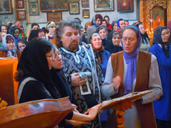 Великий Четверг в Боровецкой церкви. Увеличить изображение. Размер файла: 265,11 Kb [800X600]