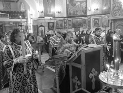 Чтение страстных Евангелий в Боровецкой церкви. Увеличить изображение. Размер файла: 148,68 Kb [800X600]