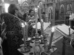 Чтение страстных Евангелий в Боровецкой церкви. Увеличить изображение. Размер файла: 127,73 Kb [800X600]