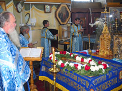 Всенощное бдение в день Успения Пресвятой Боородицы. Увеличить изображение. Размер файла: 208,38 Kb [800X600]