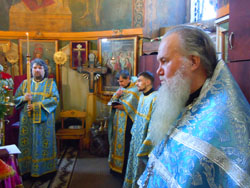 Богослужение в праздник Благовещения Пресвятой Богородицы. Увеличить изображение. Размер файла: 175,54 Kb [800X600]