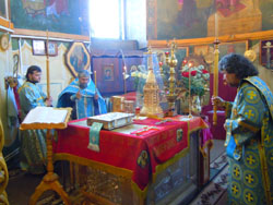 Богослужение в праздник Благовещения Пресвятой Богородицы. Увеличить изображение. Размер файла: 156,27 Kb [800X600]