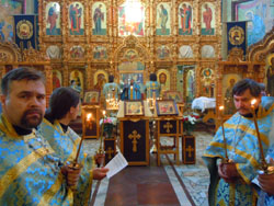 Богослужение в праздник Благовещения Пресвятой Богородицы. Увеличить изображение. Размер файла: 196,38 Kb [800X600]