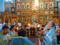 Богослужение в праздник Благовещения Пресвятой Богородицы. Увеличить изображение. Размер файла: 188,64 Kb [800X600]