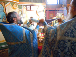 Богослужение в праздник Благовещения Пресвятой Богородицы. Увеличить изображение. Размер файла: 154,87 Kb [800X600]