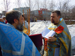 Богослужение в праздник Благовещения Пресвятой Богородицы. Увеличить изображение. Размер файла: 163,8 Kb [800X600]