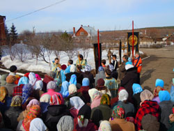 Богослужение в праздник Благовещения Пресвятой Богородицы. Увеличить изображение. Размер файла: 164,47 Kb [800X600]