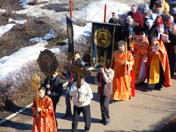 Последний крестный ход на Светлой седмице. Увеличить изображение. Размер файла: 222,13 Kb [800X600]