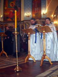 Богослужение в Боровецкой церкви в канун Рождества Христова. Увеличить изображение. Размер файла: 137,74 Kb [600X800]