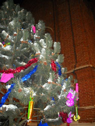 Богослужение в Боровецкой церкви в канун Рождества Христова. Увеличить изображение. Размер файла: 201,93 Kb [600X800]