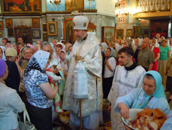 Престольные торжества в Свято-Вознесенском соборе. Увеличить изображение. Размер файла: 162,85 Kb [800X600]