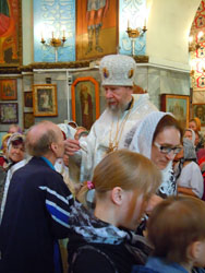 Престольные торжества в Свято-Вознесенском соборе. Увеличить изображение. Размер файла: 135,09 Kb [600X800]