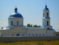 Храм Казанской иконы Божией Матери в селе Новая Анзирка. Увеличить изображение. Размер файла: 86,4 Kb [800X600]