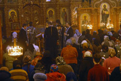 Чтенние канона Андрея Критского в Боровецком храме г. Набережные Челны. Увеличить изображение. Размер файла: 130,08 Kb [800X536]